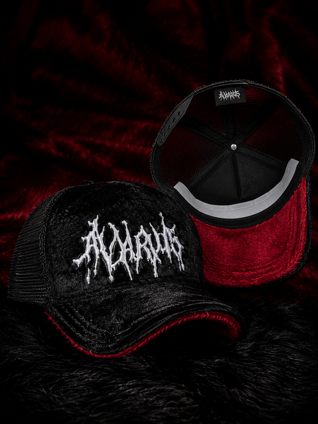 Avarus Velvet Hat Red Bottom